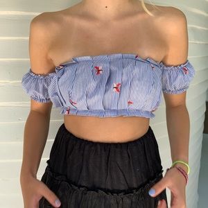 Strapless Bandeau Top